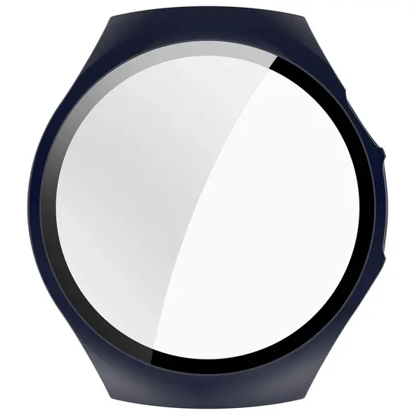 Etui ze szkłem do zegarka Bizon Case+Glass Watch do Huawei Watch 5 42mm niebieskie