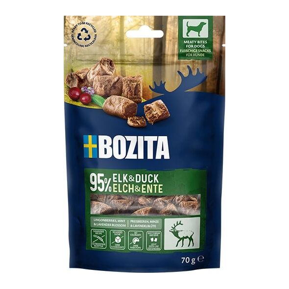 BOZITA Meaty Bites łoś,kaczka przysmak pies 70g