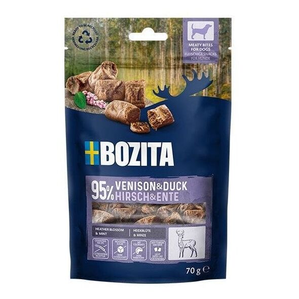 BOZITA Meaty Bites dziczyzna,kaczka przysmak 70g