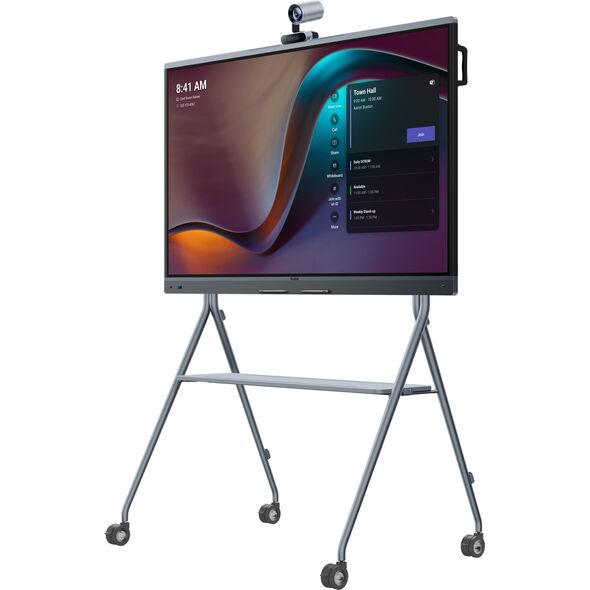 Yealink MeetingBoard Pro Interaktywny płaski panel 2,18 m (86") LCD Wi-Fi 400 cd/m² 4K Ultra HD Czarny Ekran dotykowy Procesor wbudowany Android