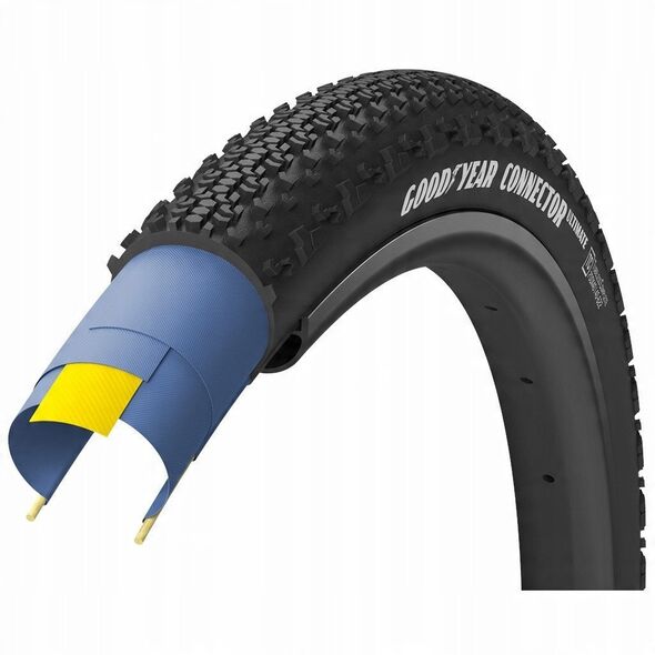 Opona GOODYEAR - Connector Ultimate Tubeless Complete 700x40/40-622 k. Blk/Tan