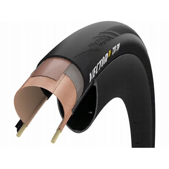 Opona GOODYEAR Vector R Z30 SW Tubeless Complete 700x30/30-622 k. Blk