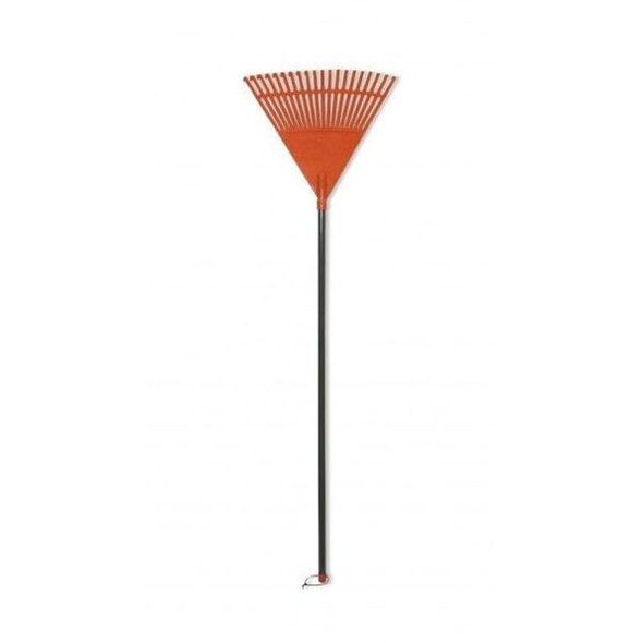 Leaf rake with handle orange 45cm (20 branches) 0927006