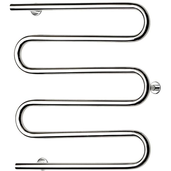 Πετσετοκρεμάστρα WELLMER, 830 x 550 mm, ανοξείδωτο ατσάλι, DN32, 5b, 1/2", εσωτερικό σπείρωμα
