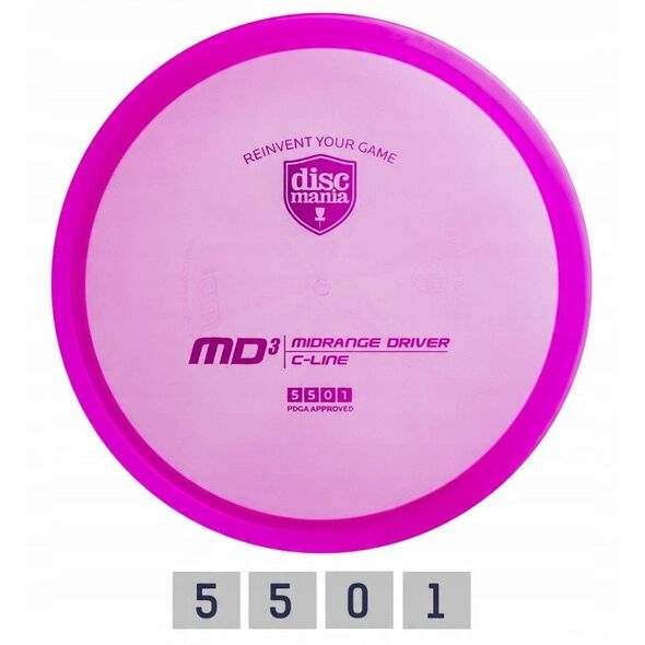 Discgolf DISCMANIA Midrange Driver C-LINE MD3 Purple 5/6/0/0