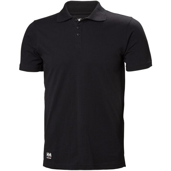 Μπλουζάκι HELLY HANSEN Manchester Polo, μαύρο S