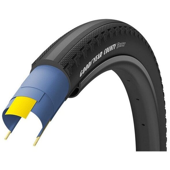 Opona GOODYEAR - County Tubeless Ready 700x40/40-622 k. Blk
