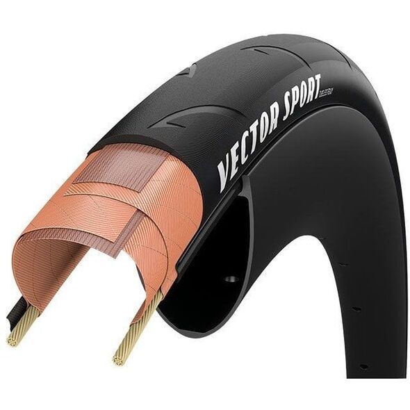 Opona GOODYEAR - Vector Sport Tubeless Ready 700x25/25-622 k. Blk