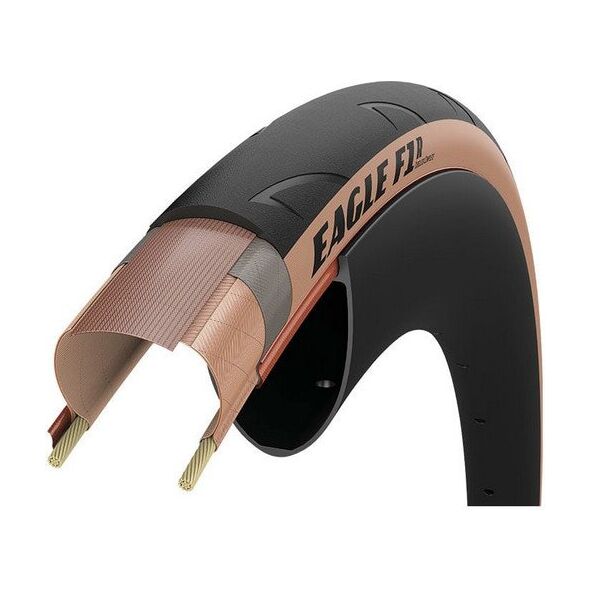 Opona GOODYEAR - Eagle F1 R Tubeless Complete 700x30/30-622 k. Blk/Tan