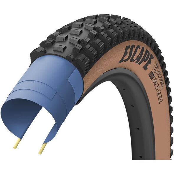Opona GOODYEAR - Escape Ultimate Tubeless Complete 27.5x2.6/66-584 k. Blk/Tan