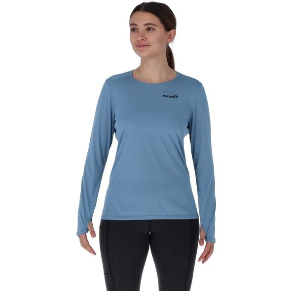 Γυναικεία μπλούζα για τρέξιμο Inov-8 Performance Long Sleeve - μπλε γκρι/σχιστόλιθος