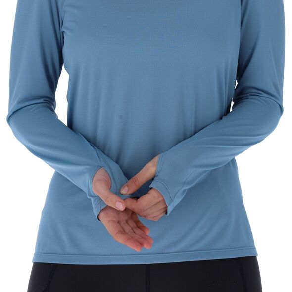 Γυναικεία μπλούζα για τρέξιμο Inov-8 Performance Long Sleeve - μπλε γκρι/σχιστόλιθος