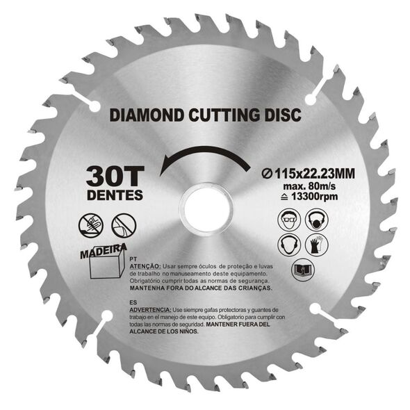 Shind Διαμαντοδισκος Κοπης Ξυλου Φ115 (SHI-94954) (SHI94954) έως 12 άτοκες Δόσεις