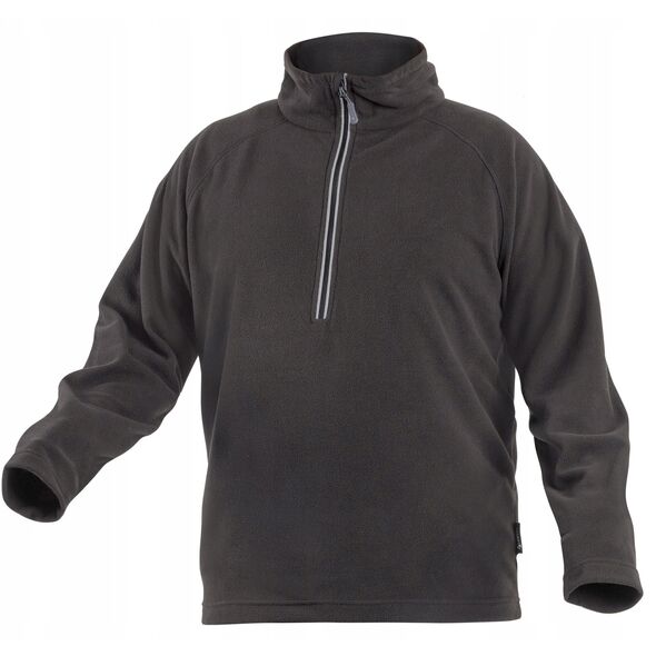 Φούτερ fleece GTV Hoegert HT5K374-M EDER με φερμουάρ 3/4 μαύρο M