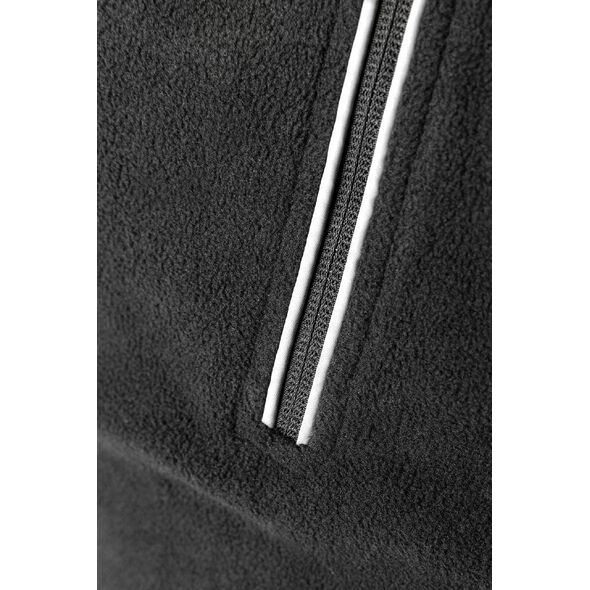 Φούτερ fleece GTV Hoegert HT5K374-M EDER με φερμουάρ 3/4 μαύρο M