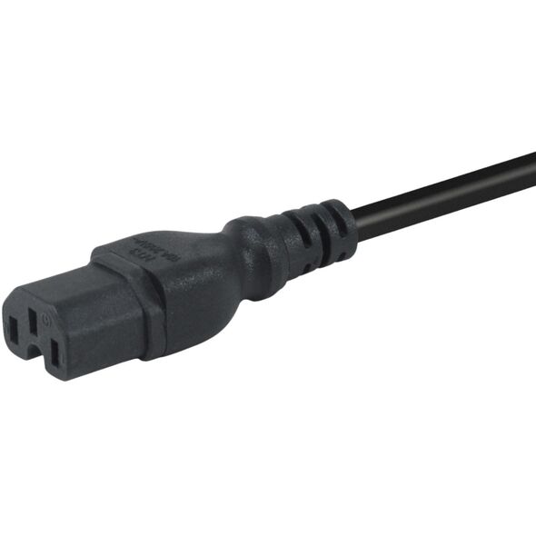 Equip Netzkabel Anschl. C14 -> C15 3.00m schwarz