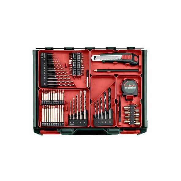 METABO.SCREWDRIVER UD.SB 18 SET 2x2.0Ah +74 ACC CASE