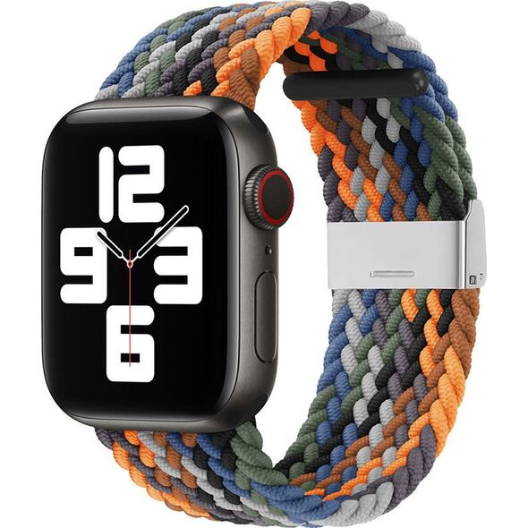 Hurtel Strap Fabric opaska do Watch 6 / 5 / 4 / 3 / 2 (40mm / 38mm) pleciony materiałowy pasek bransoletka do zegarka wielokolorowy (6)