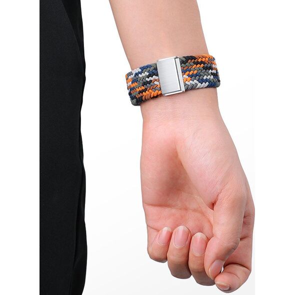 Hurtel Strap Fabric opaska do Watch 6 / 5 / 4 / 3 / 2 (44mm / 42mm) pleciony materiałowy pasek bransoletka do zegarka wielokolorowy (3)