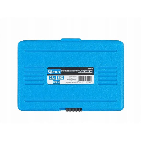 Geko Extractors για σπασμένες βίδες, παξιμάδια και καρφιά 26 τεμάχια (10) 14404893 5901477189920