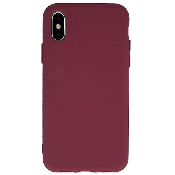 Mocco Liquid Silicone Case for Samsung Galaxy A42 5G Burgundy