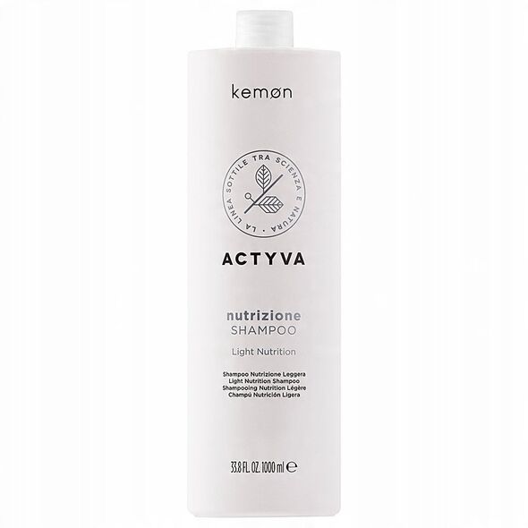 Kemon Actyva Nutrizione Light Šampūnas, 1000 ml