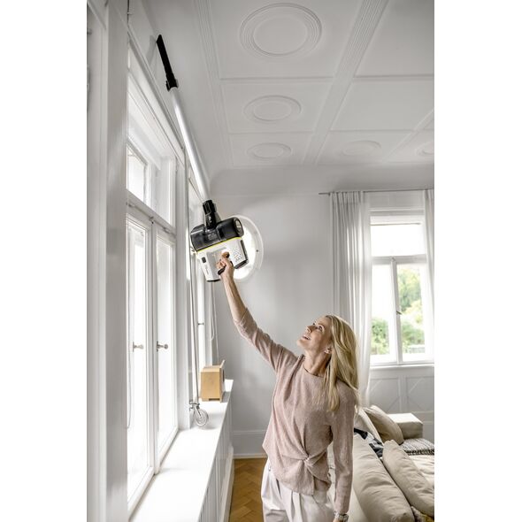 Kärcher VC 7 Cordless yourMax Odkurzacz stojący 2 w 1 Bateria Suchy HEPA Bez worka 0,8 l Szary, Biały 2,5 Ah
