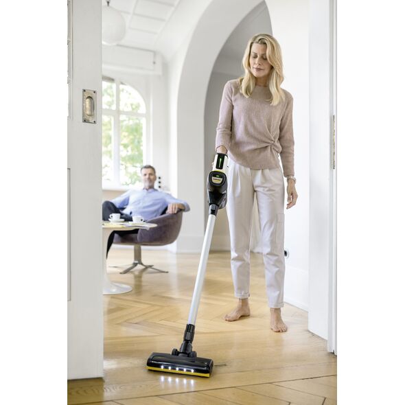 Kärcher VC 7 Cordless yourMax Odkurzacz stojący 2 w 1 Bateria Suchy HEPA Bez worka 0,8 l Szary, Biały 2,5 Ah