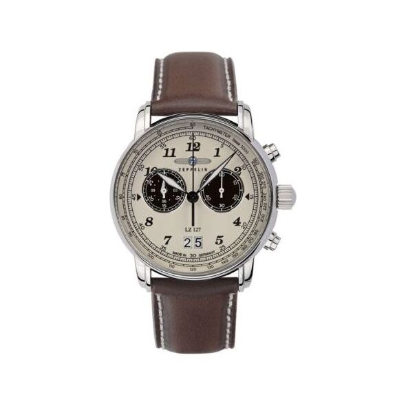Zegarek Zeppelin Zegarek Zeppelin LZ127 8684-5 Quartz Beżowy