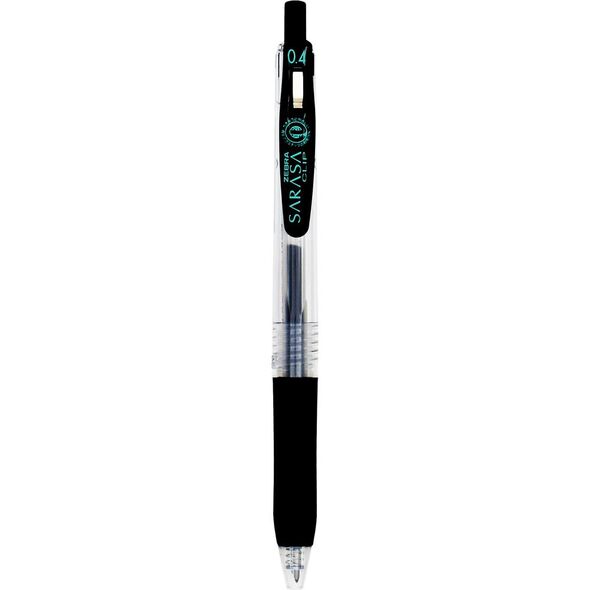 Zebra Sarasa Clip 0.4 Gel Pen Black (ZB-14301) (ZEB14301) έως 12 άτοκες Δόσεις