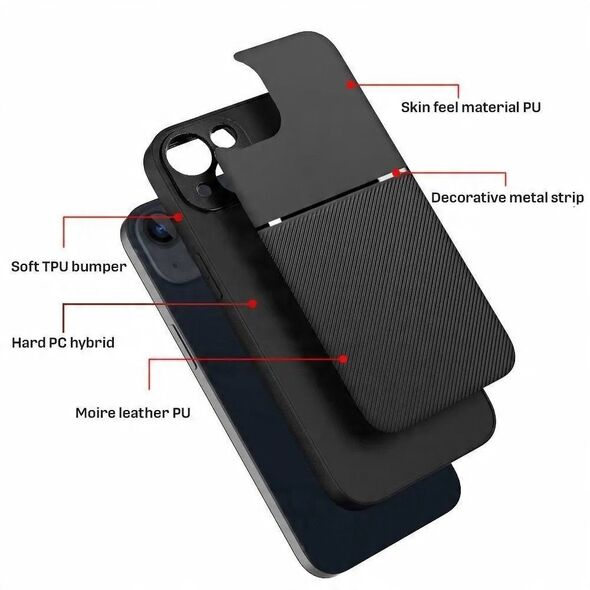 Θήκη NOBLE για IPHONE 13 Pro μαύρη