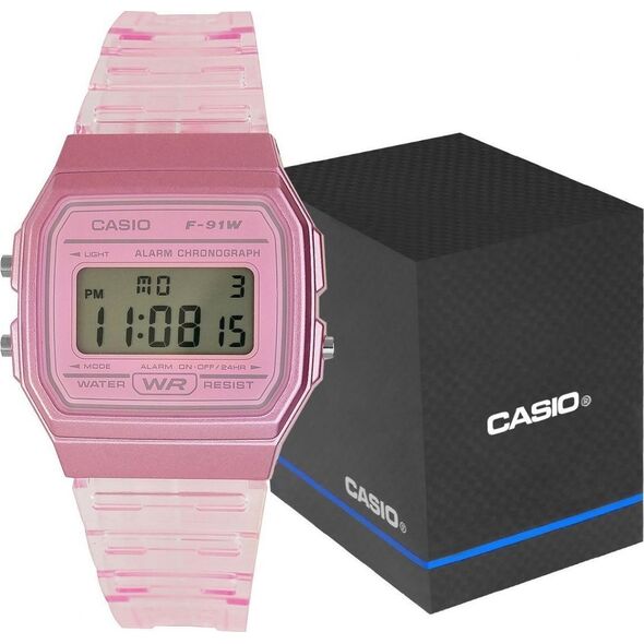Zegarek Casio Zegarek Damski CASIO F-91WS-4EF