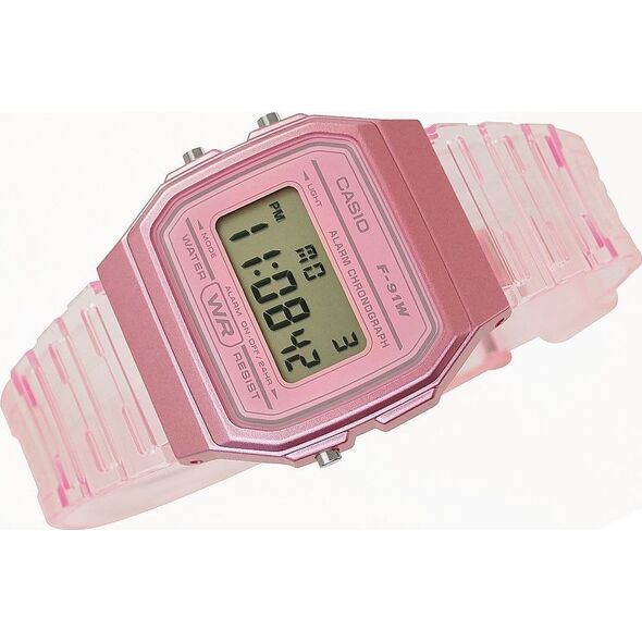 Zegarek Casio Zegarek Damski CASIO F-91WS-4EF
