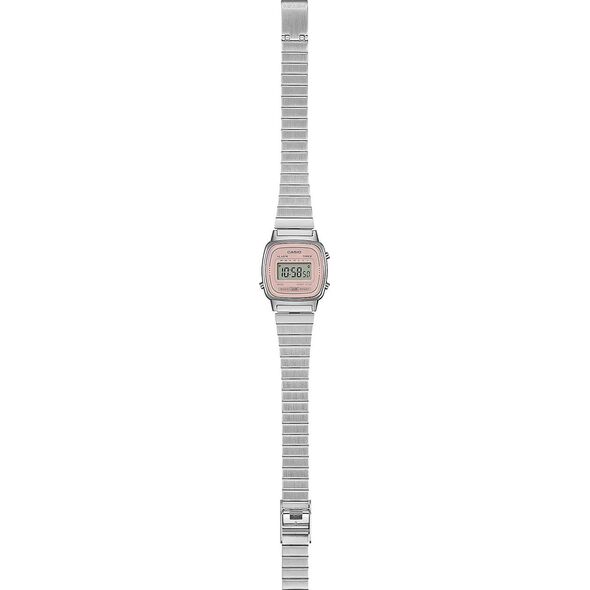 Zegarek Casio Zegarek damski Casio LA670WEA-4A2EF srebrny