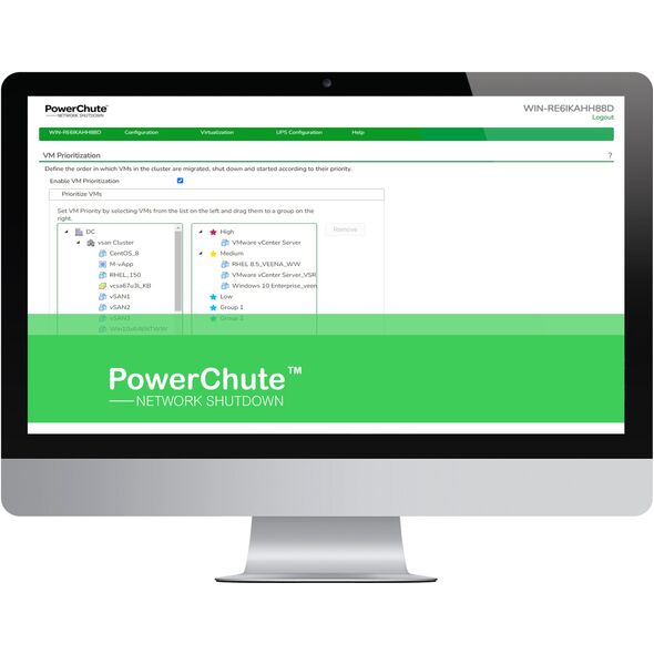 Schneider Electric Galaxy VS GVSUPS20KB4HS - USV - Wechselstrom 400 V - 20 kW - 20000 VA - 3 Phasen - 9 Ah - Ethernet - RAL 9003, weiss - mit Start-Up Service 5X8