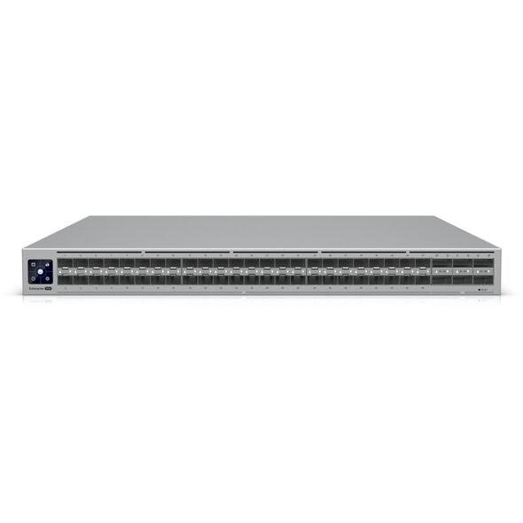 Ubiquiti Switch UniFi 48xSFP28 25GBit/6xQSFP28 100GBit Managed 19" Rack-Mountable, 1,3" Touchscreen