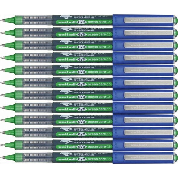 Pióro kulkowe Uni UB-150-ROP Eye zielone