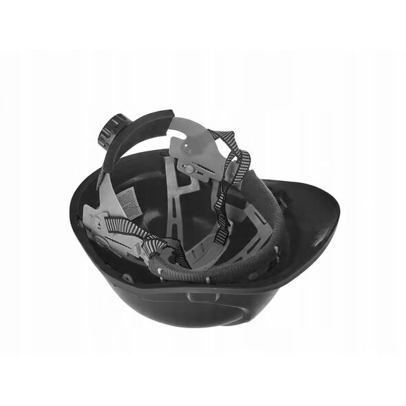 Kask ochronny budowlany BHP regulowany – czarny (50)