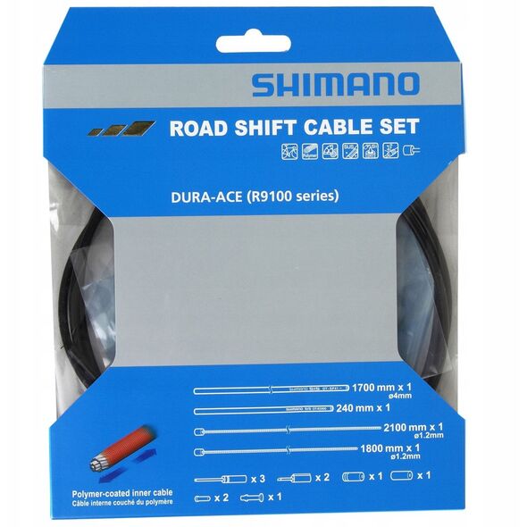 Shimano RS900 shift cable set, black