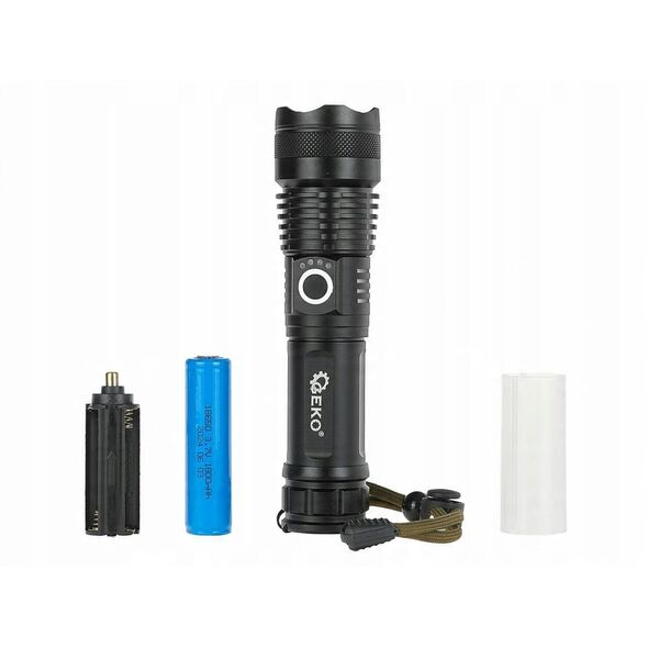 Latarka taktyczna LED XHP50 15W 1800mAh 1500lm IPX8 (30)
