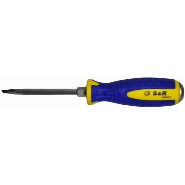 Impact screwdriver S&R 250283208, 1.2x8.0x200 S2 steel