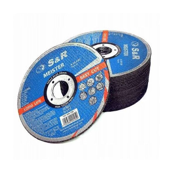 Metal cutting disc 125x1.0x22.23 /25pcs 131010125 S&R