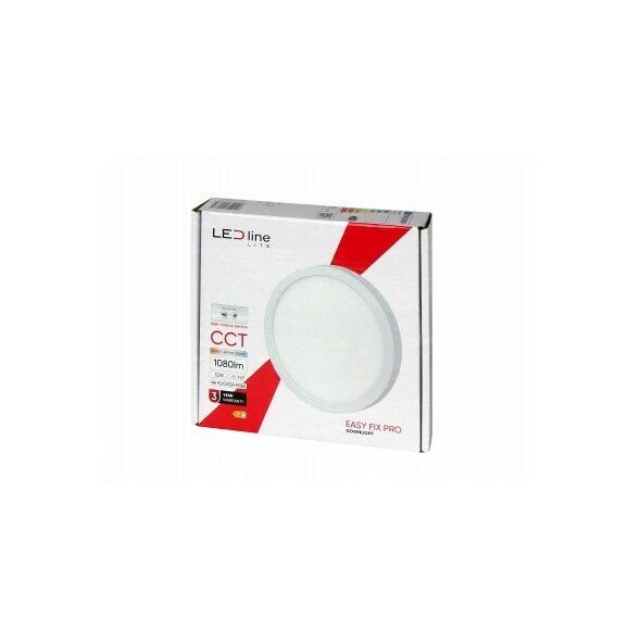 LED panele universali EasyFix PRO, 230Vac, 18W, 1800lm, 3000K-5000K CCT, apvali