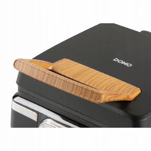 DOMO DO9281W Gofrownica, 1520W, 2 duże gofry, regulacja temperatury, czarna