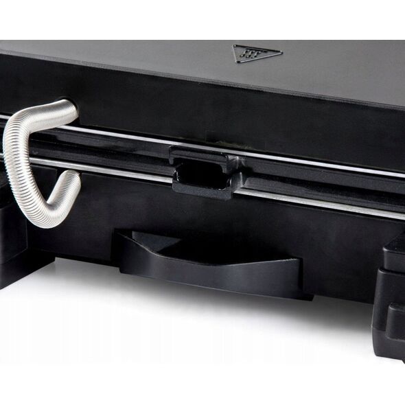 DOMO DO9287G czarny 166 W grill elektryczny rozkładany + gofrownica