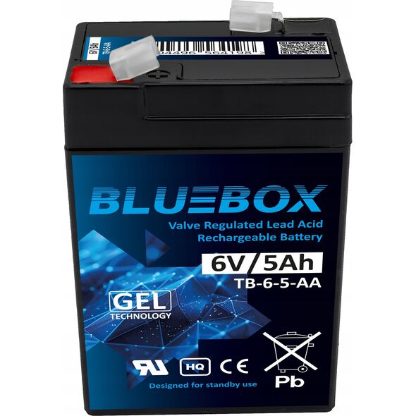 BLUEBOX Akumulator Żelowy VRLA AGM 6V5Ah Do Auta Na Akumulator
