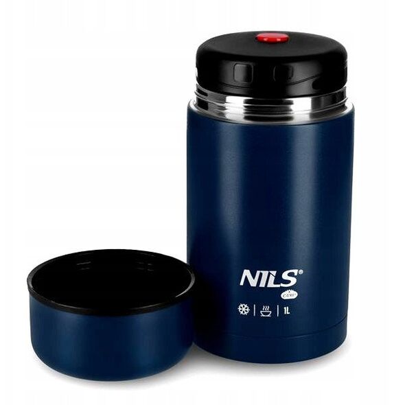 Θερμός φαγητού NC3802 1000ML ΜΠΛΕ NILS CAMP