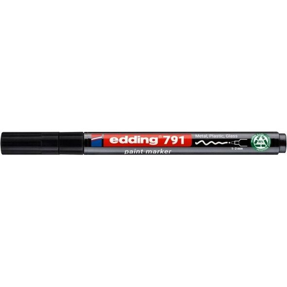 Μαρκαδόρος λαδιού Edding 791 μαύρος