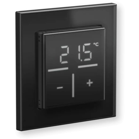 Θερμοστάτης τοίχου από γυαλί Homematic IP, μαύρος