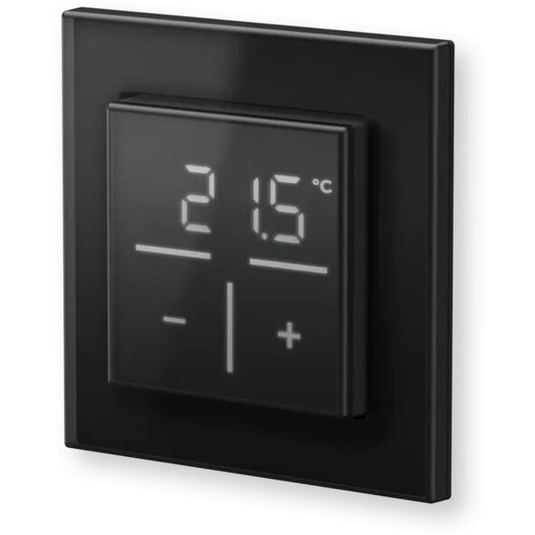 Θερμοστάτης τοίχου από γυαλί Homematic IP, μαύρος